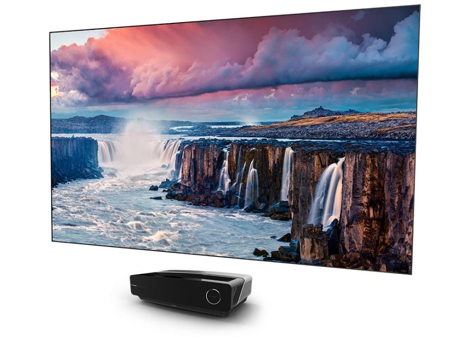 Hisense apuesta por la tecnología láser para sus nuevos proyectores de tiro corto con pantalla sónica