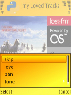 BlastFM, cliente de Last.FM para S60