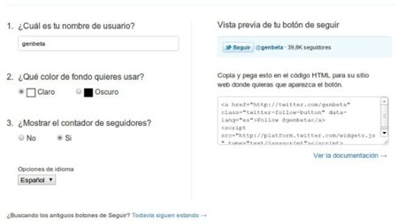 Twitter lanza un botón para que los usuarios te puedan seguir desde tu web