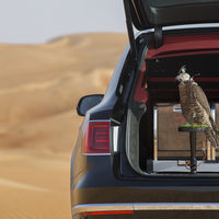 Amante de la cetrería, tu halcón ya puede viajar cómodamente en el Bentley Bentayga Falconry 