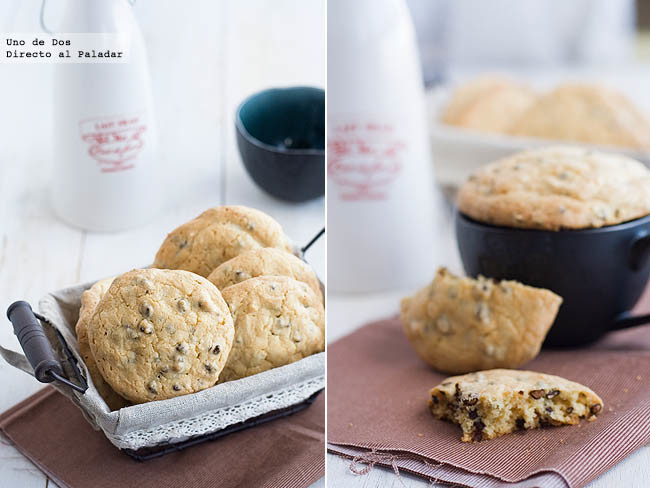 Galletas de mantequilla de cacahuete y chocolate, receta ideal para la sobremesa