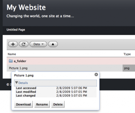 WeaverFM, plugin de gestión de archivos para RapidWeaver