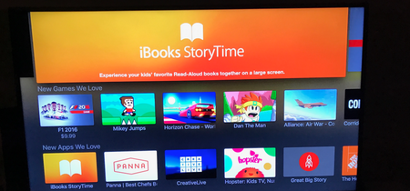 iBooks StoryTime, la app que Apple ha lanzado por sorpresa para tvOS para que los niños aprendan a leer  