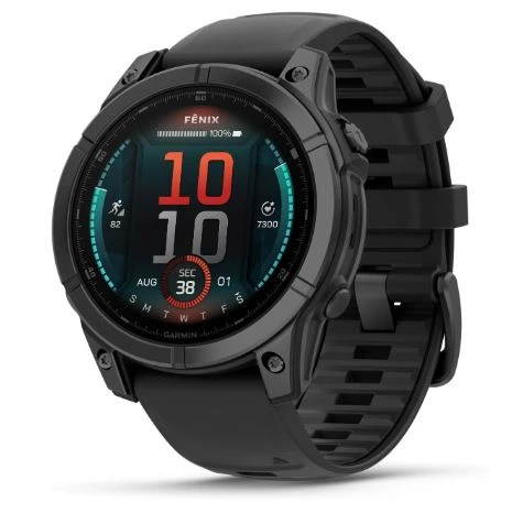 Garmin Fēnix ​​E, 47mm, Reloj GPS Multideporte, Acero Gris
