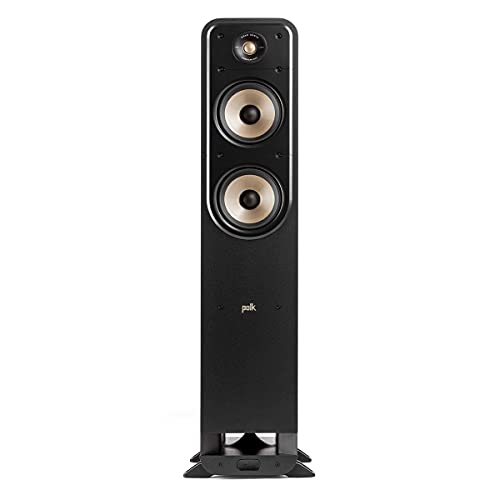 Polk Audio Signature Elite ES55 - Altavoz de Suelo (Alta fidelidad, para música y Cine en casa), Color Negro