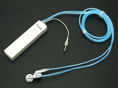 Auriculares para el iPod con luz de neón