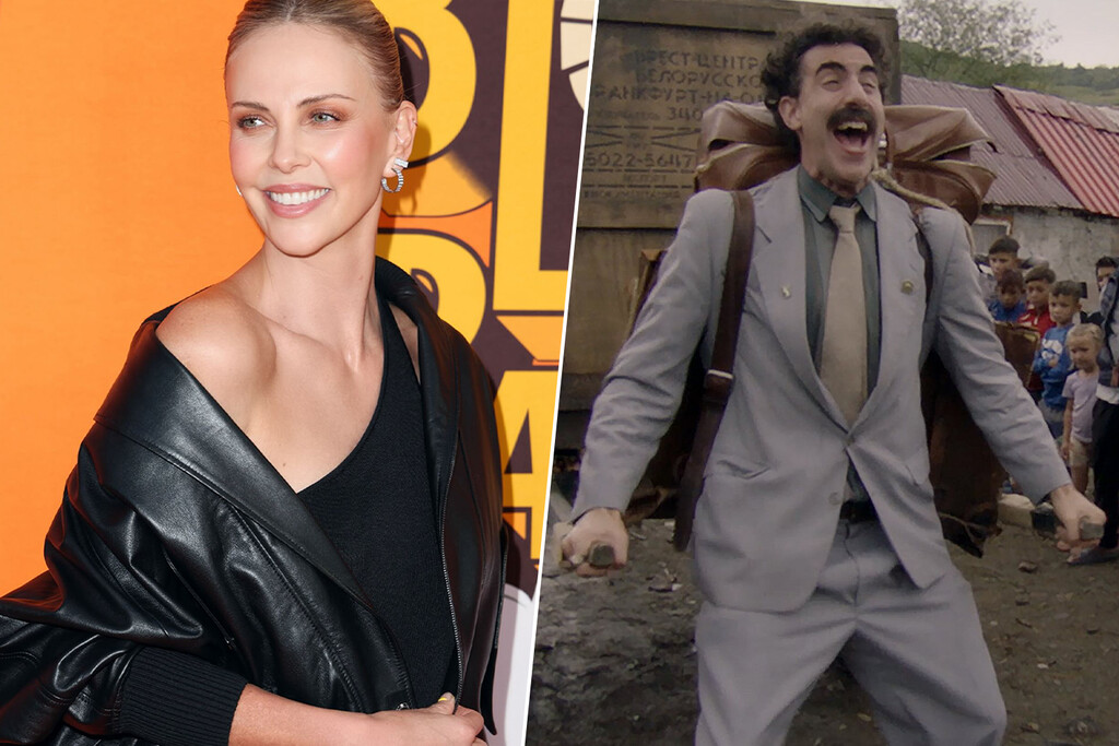 Charlize Theron una vez fue a dar al hospital, y todo por culpa de Sacha Baron Cohen 