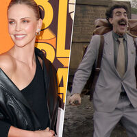Charlize Theron una vez fue a dar al hospital, y todo por culpa de Sacha Baron Cohen 