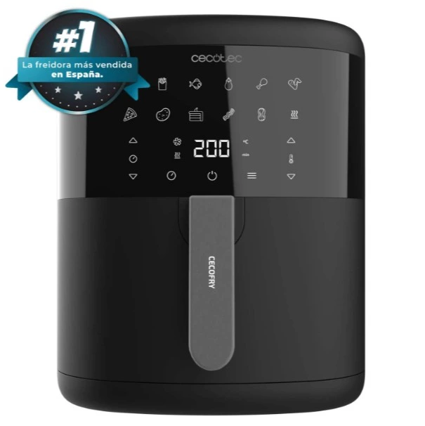 Freidora de aire - Cecotec Cecofry Bombastik 6000, 1700 W