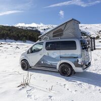 La Nissan e-NV200 Winter Camper es una furgoneta camper eléctrica para perderse en la montaña con cero emisiones 