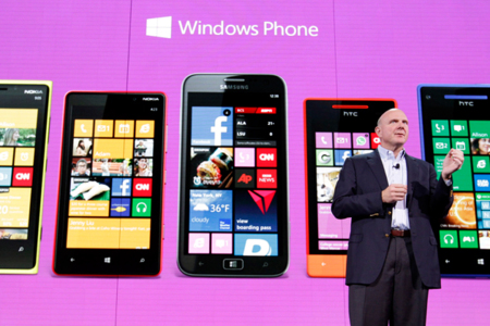 Steve Ballmer: las ventas de Windows Phone son cuatro veces superiores a las de 2011