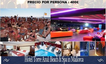 Promoción especial en el Hotel Torre Azul & Spa de Mallorca: todo incluido y entradas a las mejores discotecas