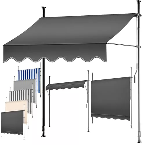 KESSER® Toldo para balcón con manivela