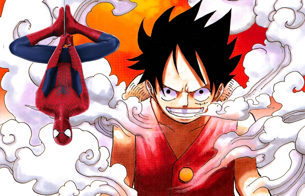 Spider-Man muestra sus respetos a One Piece con una portada brutal que homenajea a uno de los momentos más brutales de Monkey D. Luffy 