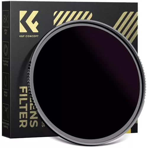 K&F CONCEPT Nano-Xcel Filtro ND100000 (16.6 f-Stops) de 52mm para Eclipse Solar