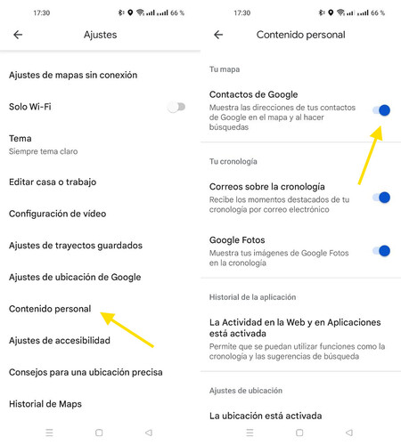 Contactos