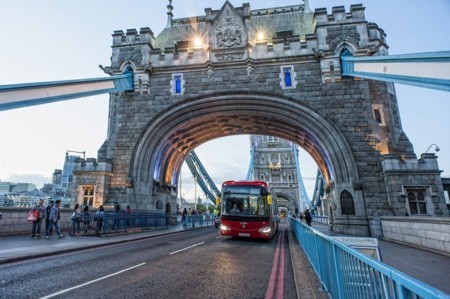 Así lucen los autobuses eléctricos Irizar i2e en Londres