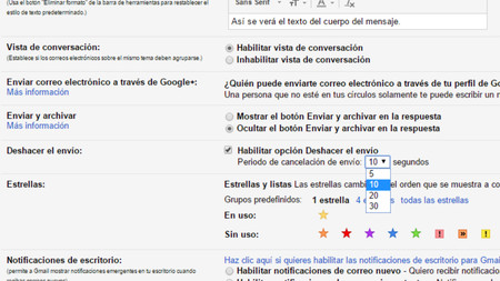 Cómo aumentar el tiempo que te da Gmail para deshacer el envío de un correo  electrónico