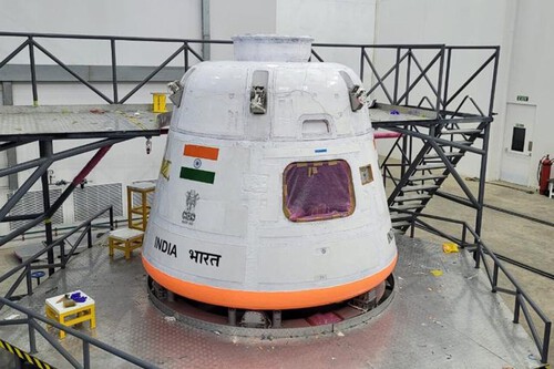 La nave tripulada Gaganyaan de la India