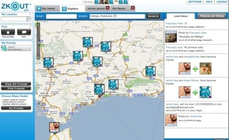 ZKout, comparte lo que quieras de forma geolocalizada