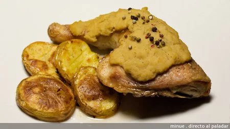 Receta de pollo a la manzana