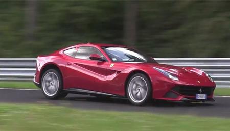 Ferrari F12 aparece en el Nürburgring