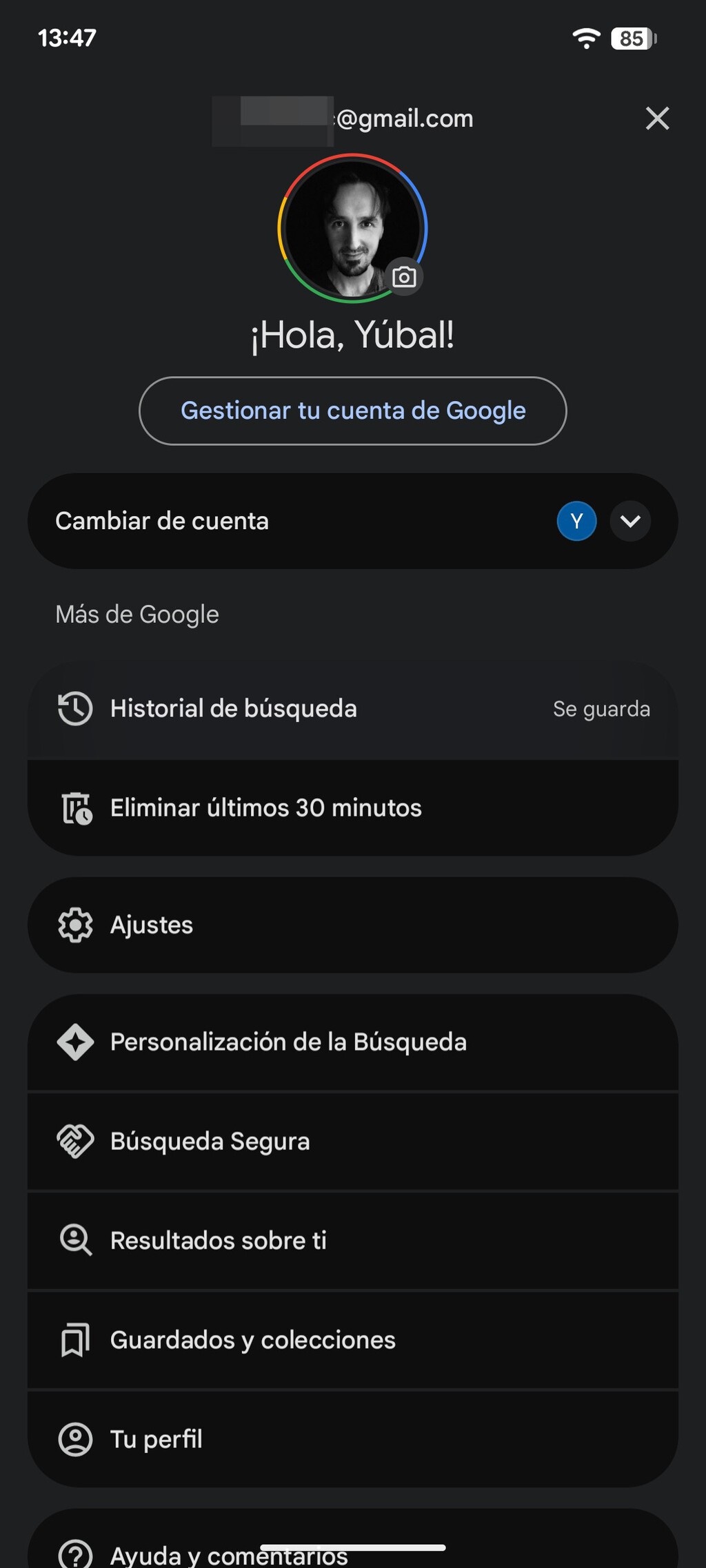 Cómo borrar el historial de búsquedas de Google
