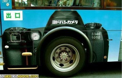 Publicidad en autobuses creativa
