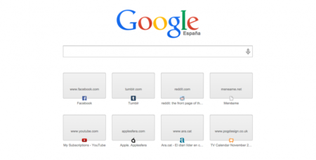 ¿No quieres que tu historial te delate? Oculta miniaturas de la pestaña de inicio en Chrome o carga páginas en blanco
