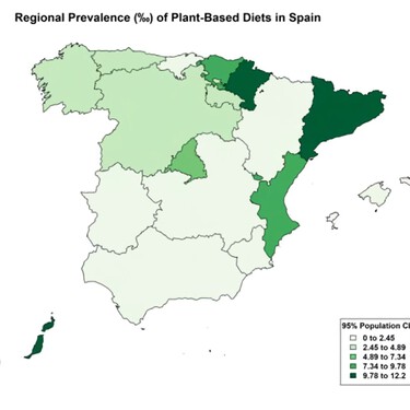 Mujer soltera, catalana, con estudios y mayor riesgo de depresión: así es el perfil mayoritario de una persona vegetariana en España