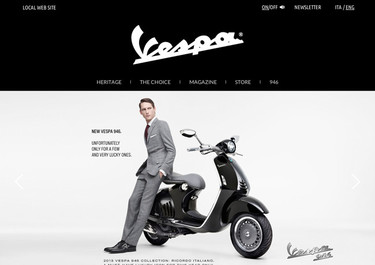Vespa presenta su nueva web junto a la preciosa 946 