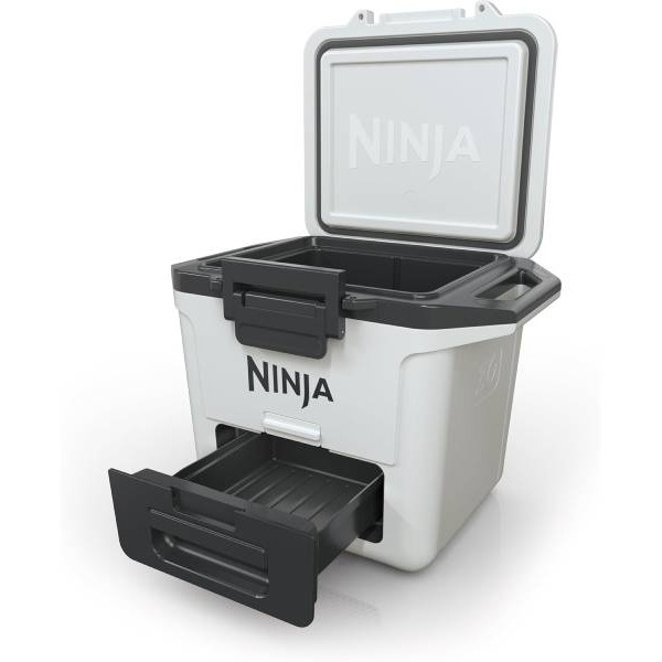 Nevera portátil rígida Ninja FrostVault, con cajón seco | Pequeña (28 L) FB131EUWH

