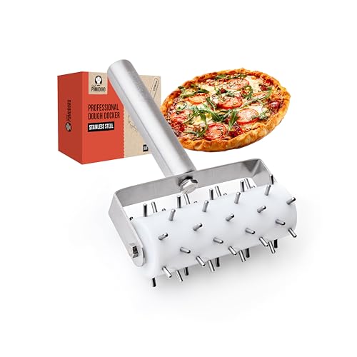 Chef Pomodoro Rodillo Pizza para Pinchar Masa 