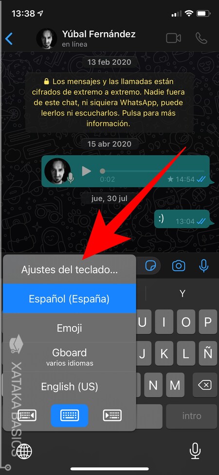 Ajustes De Teclado