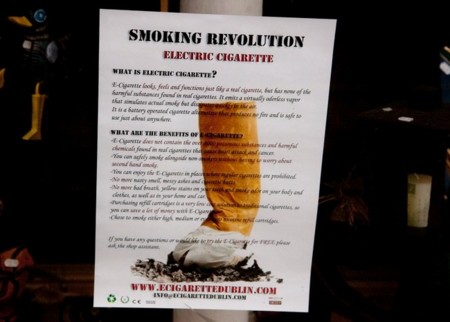 Prohibición del cigarrillo electrónico como medida para cuidar la salud