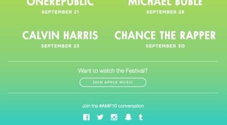 Apple Music te ofrecerá los conciertos de su festival… si eres suscriptor
