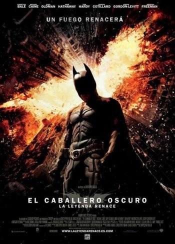 El cartel final de El Caballero Oscuro: La Leyenda Renace