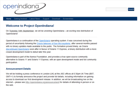 OpenSolaris sigue vivo con OpenIndiana