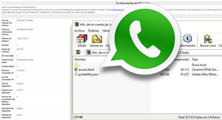 WhatsApp: ésta es toda la información que encontrarás al solicitar el informe de tus datos