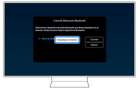 Ajustes de salida de audio televisor Samsung