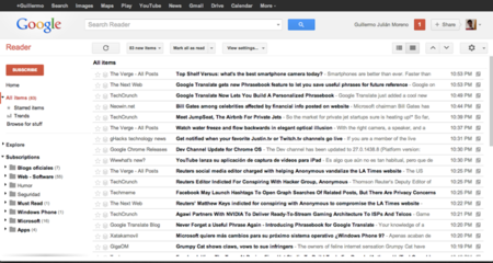 Lo que Google Reader podría haber sido