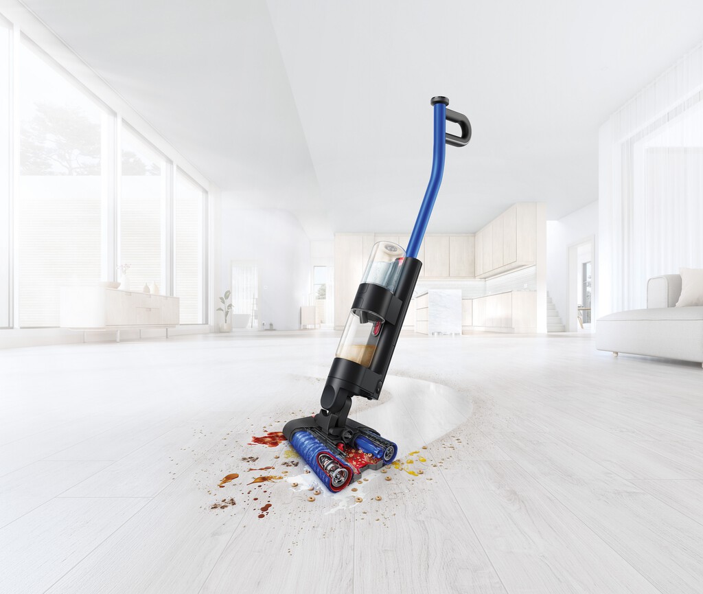 Dyson ya tiene el complemento de sus aspiradoras. Una fregona eléctrica que se adapta a cada tipo de suelo