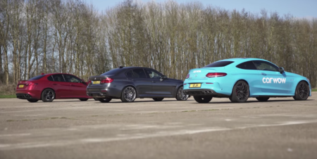 El arrancón que ya querías ver, BMW M3 vs Mercedes-AMG C63 S vs Alfa Romeo Giulia QV
