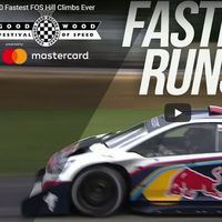 Los 10 coches más rápidos de la historia en la colina del Goodwood Festival of Speed, en vídeo