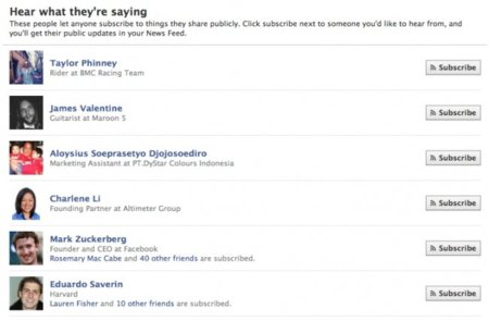 Facebook se apoya en los "usuarios sugeridos" para impulsar su sistema de suscripciones