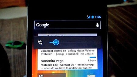 La primera actualización del Galaxy Nexus ya vuela Over The Air. Arregla el bug del volumen