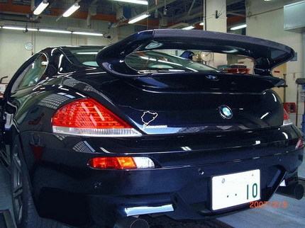 BMW M6 con el alerón de un Porsche 911 GT3