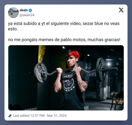 Skain en su preparación a La Velada del Año 4