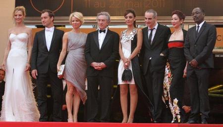 La Alfrombra roja de la presentación de la 64º edición del Festival de Cine de Cannes