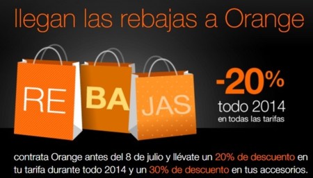 Orange se apunta a las rebajas con descuentos del 20% hasta final de año